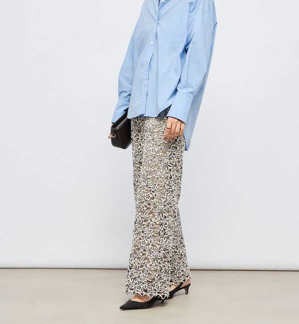 NOLLEY'S sophi「モールレースセミフレアパンツ」|その他|