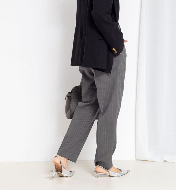 NOLLEY'S「《セットアップ対応》ウォッシャブルタックテーパードパンツ」|その他|