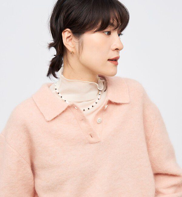 NOLLEY'S sophi「モヘヤポロ衿プルオーバー」|ニット・セーター|