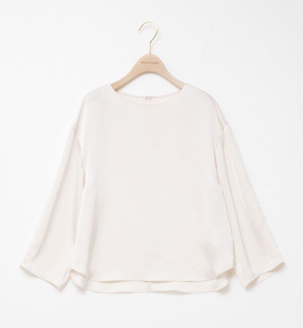 NOLLEY'S sophi「ウォッシャブル2WAYサテンブラウス」|シャツ・ブラウス|