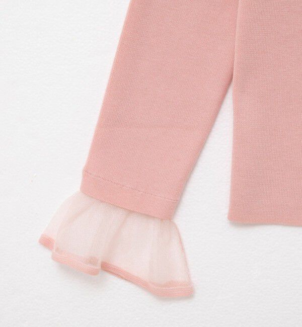 NOLLEY'S sophi「《手洗い可能》シアーフリル総針プルオーバー」|ニット・セーター|