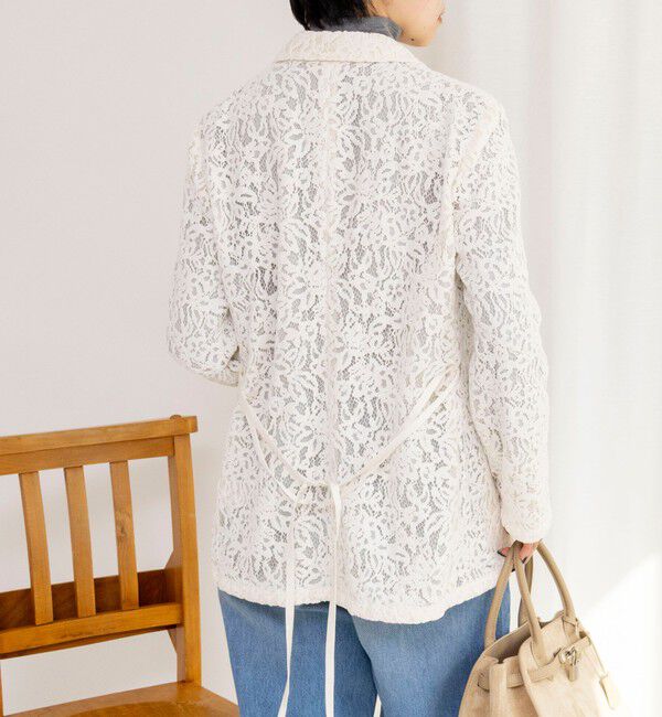 NOLLEY'S sophi「モールレースジャケット」|テーラードジャケット|