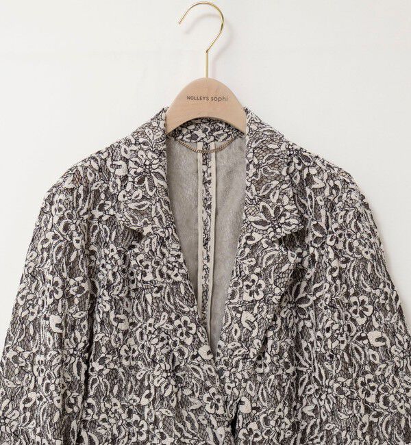 NOLLEY'S sophi「モールレースジャケット」|テーラードジャケット|