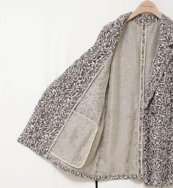 NOLLEY'S sophi「モールレースジャケット」|テーラードジャケット|