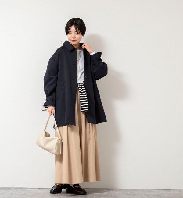 NOLLEY'S「ウォッシャブルトリプルクロス3WAYステンカラーコート」|ステンカラーコート|