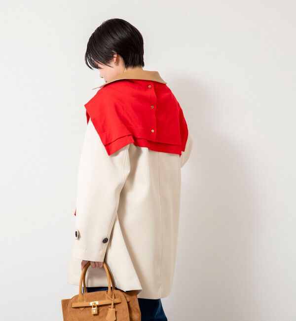 NOLLEY'S「ウォッシャブルトリプルクロス3WAYステンカラーコート」|ステンカラーコート|