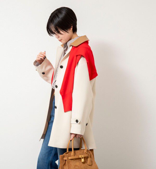 NOLLEY'S「ウォッシャブルトリプルクロス3WAYステンカラーコート」|ステンカラーコート|