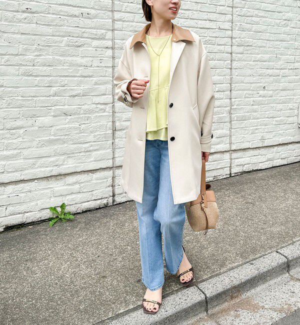 NOLLEY'S「ウォッシャブルトリプルクロス3WAYステンカラーコート」|ステンカラーコート|