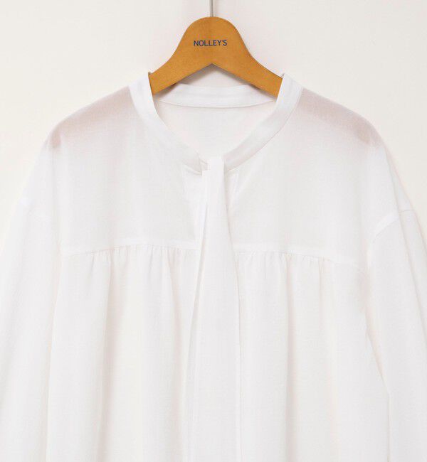 NOLLEY'S「ウォッシャブル100/2ガスボイルボウタイブラウス」|シャツ・ブラウス|