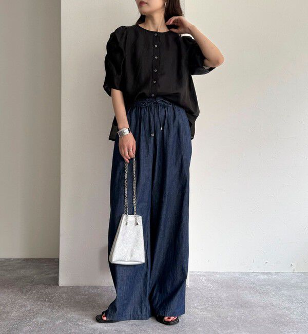 fredy emue「2WAYシアー袖ボリュームブラウス」|シャツ・ブラウス|