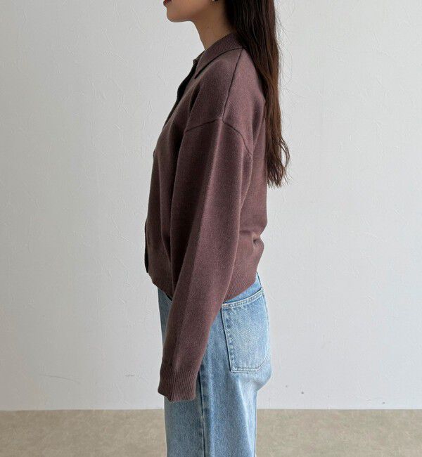 fredy emue「ニットシャツカーディガン バブーシュカ付き」|ニット・セーター|