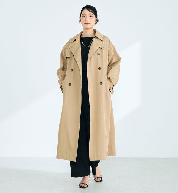 fredy emue「【発売のたびに即完売する大人気アイテム】袖ボリュームトレンチコート」|トレンチコート|