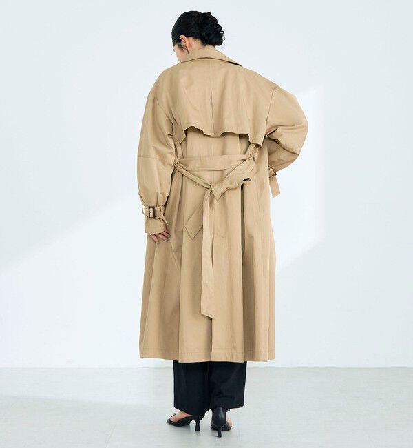 fredy emue「【発売のたびに即完売する大人気アイテム】袖ボリュームトレンチコート」|トレンチコート|