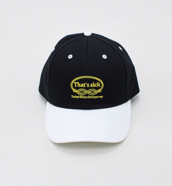 fredy emue「バイカラー刺繍キャップ」|キャップ・キャスケット|