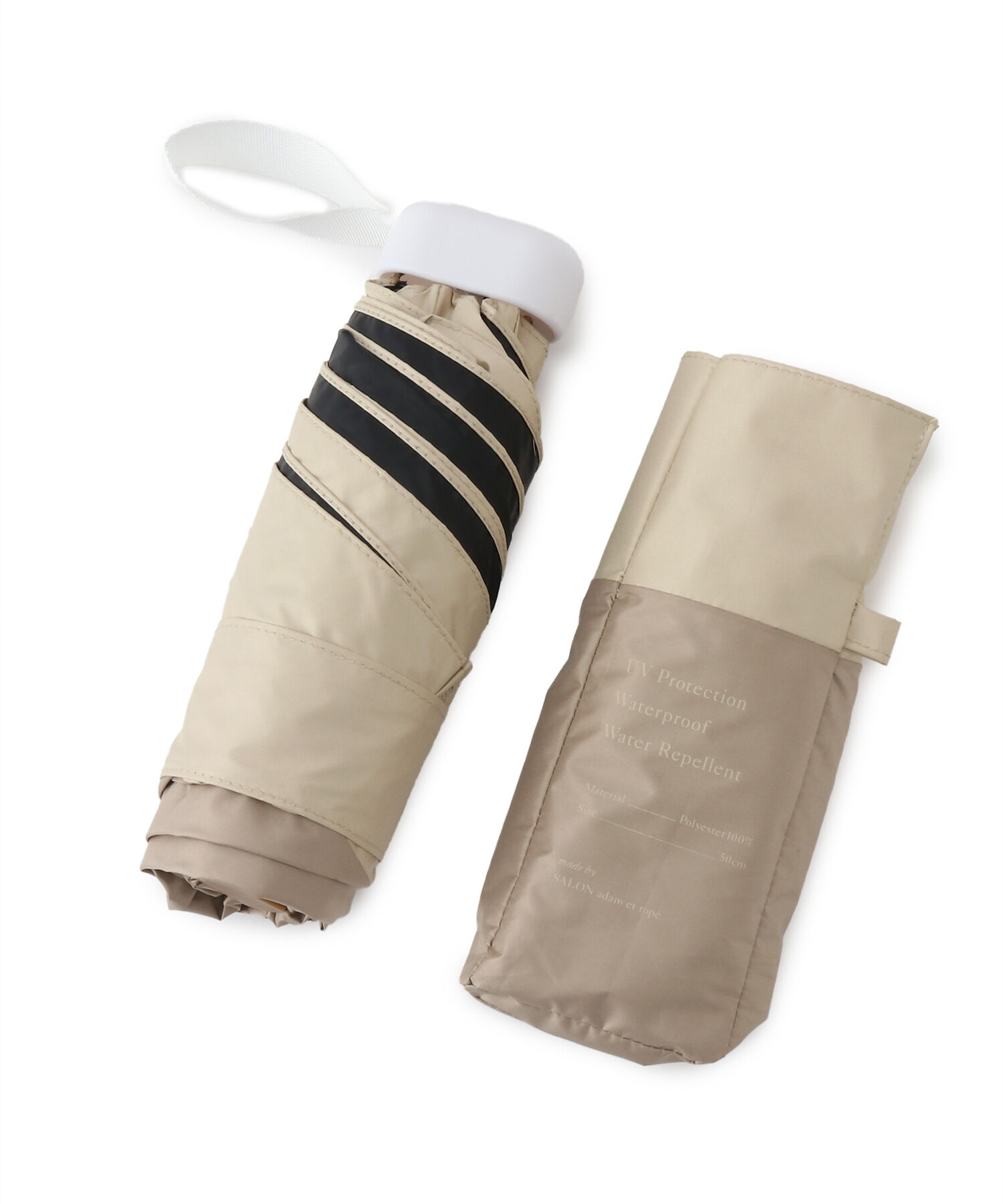 SALON adam et rope'「[UVカット率・遮光率99.99%以上]晴雨兼用2トーンアンブレラ/折り畳み傘/日傘」|傘|