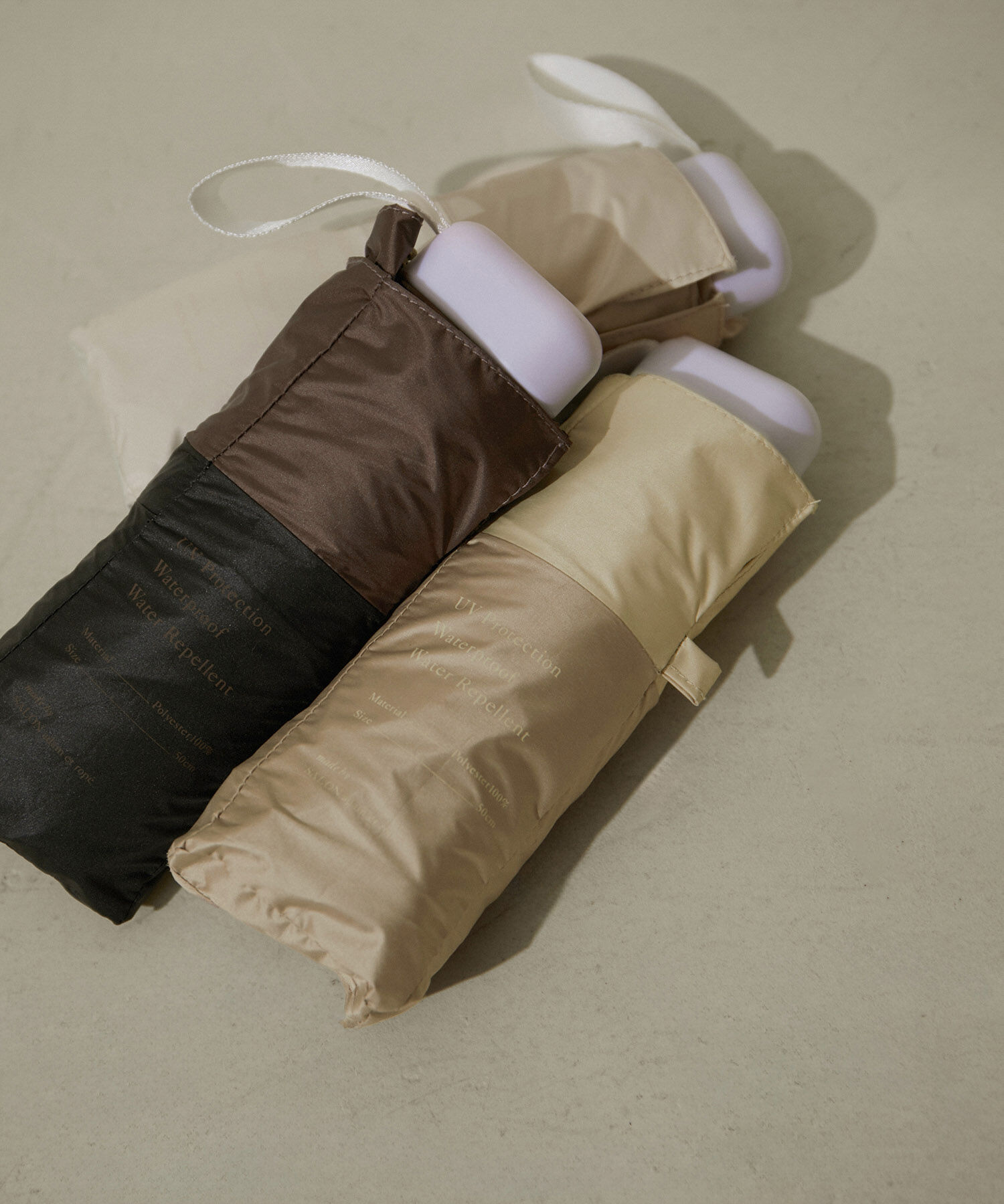 SALON adam et rope'「[UVカット率・遮光率99.99%以上]晴雨兼用2トーンアンブレラ/折り畳み傘/日傘」|傘|