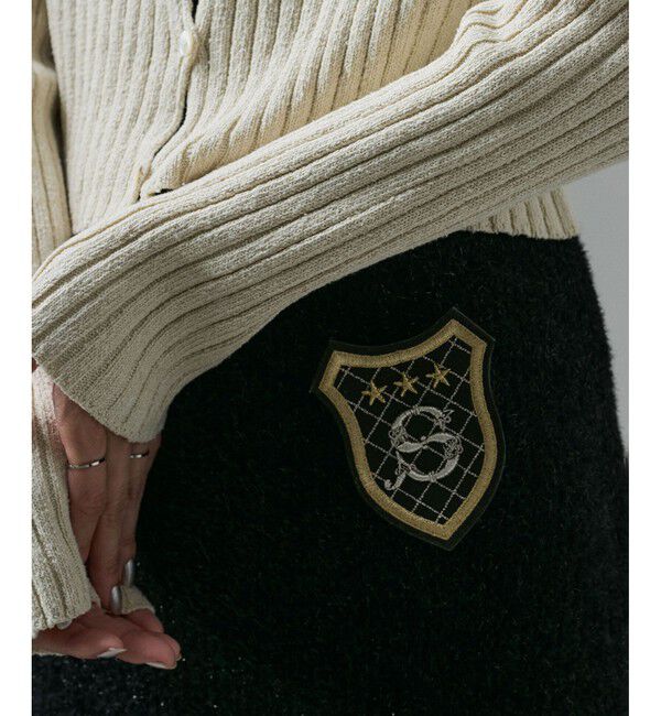 SALON adam et rope'「刺繍ワッペンブローチ＜S＞」|ブローチ・コサージュ|クロメイン