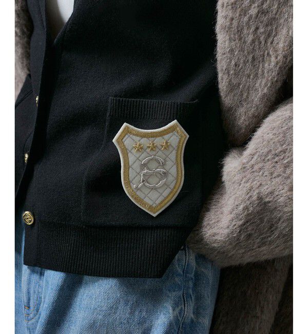 SALON adam et rope'「刺繍ワッペンブローチ＜S＞」|ブローチ・コサージュ|シロメイン