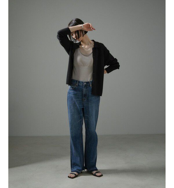 SALON adam et rope'「COTTON USAセミフレアデニム 3」|デニム|