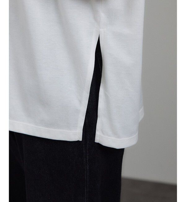 SALON adam et rope'「プリマベールショルダータックノースリーブプルオーバー［UVケア・洗える］」|Tシャツ・カットソー|