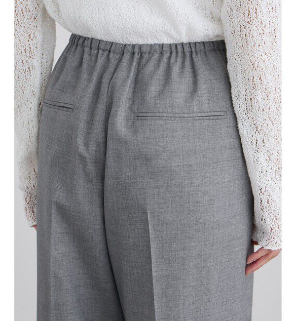 SALON adam et rope'「ノンミュールジングウールパンツ」|チノ|