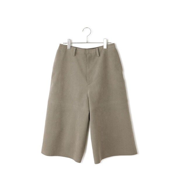 SALON adam et rope'「ウルトラスエードハーフパンツ / Ultrasuede(R)」|チノ|