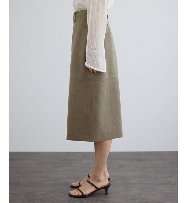 SALON adam et rope'「ウルトラスエードハーフパンツ / Ultrasuede(R)」|チノ|