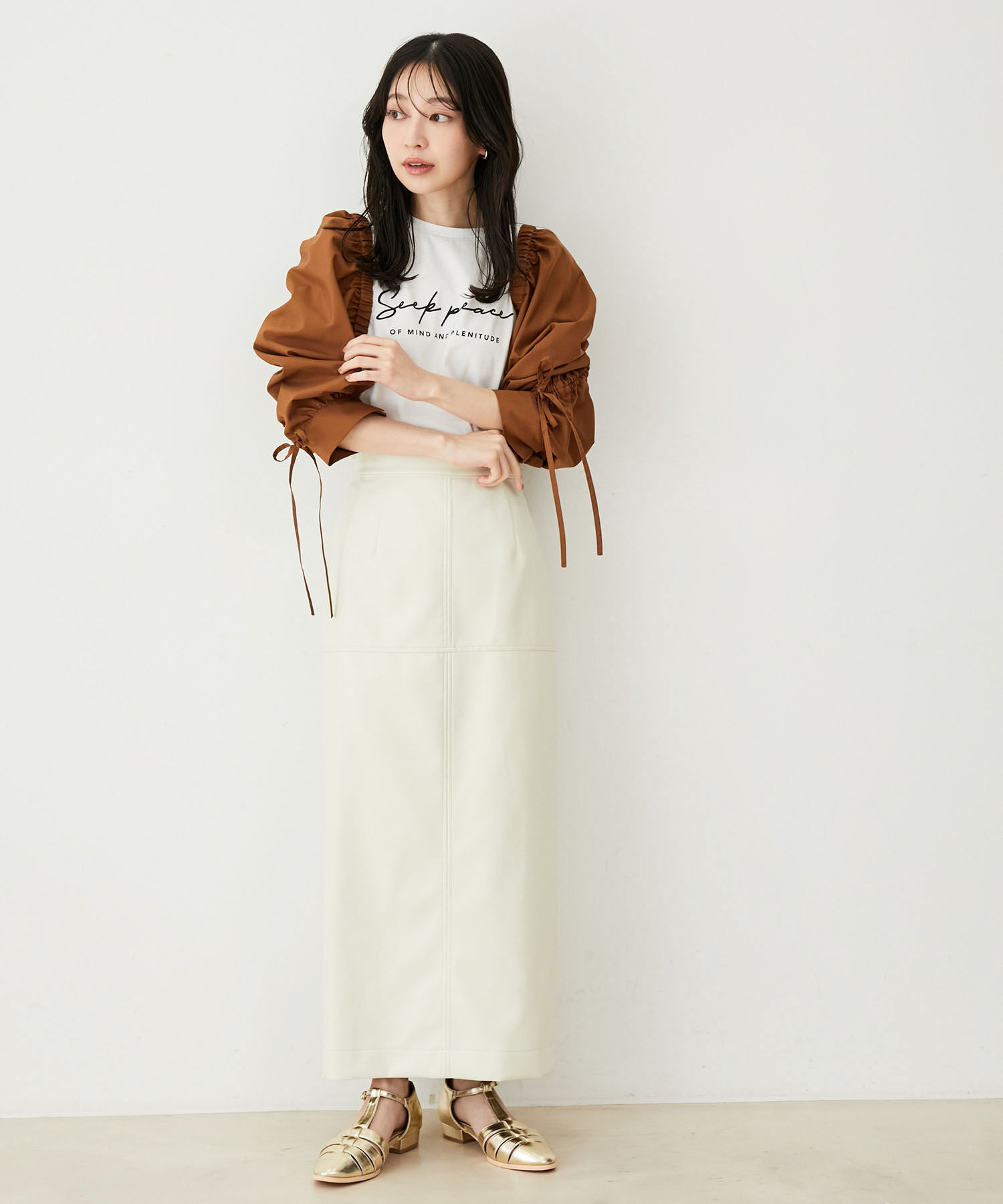 VIS「【洗える】【マルチWAY】ボレロ付きミニシャツワンピース」|その他|