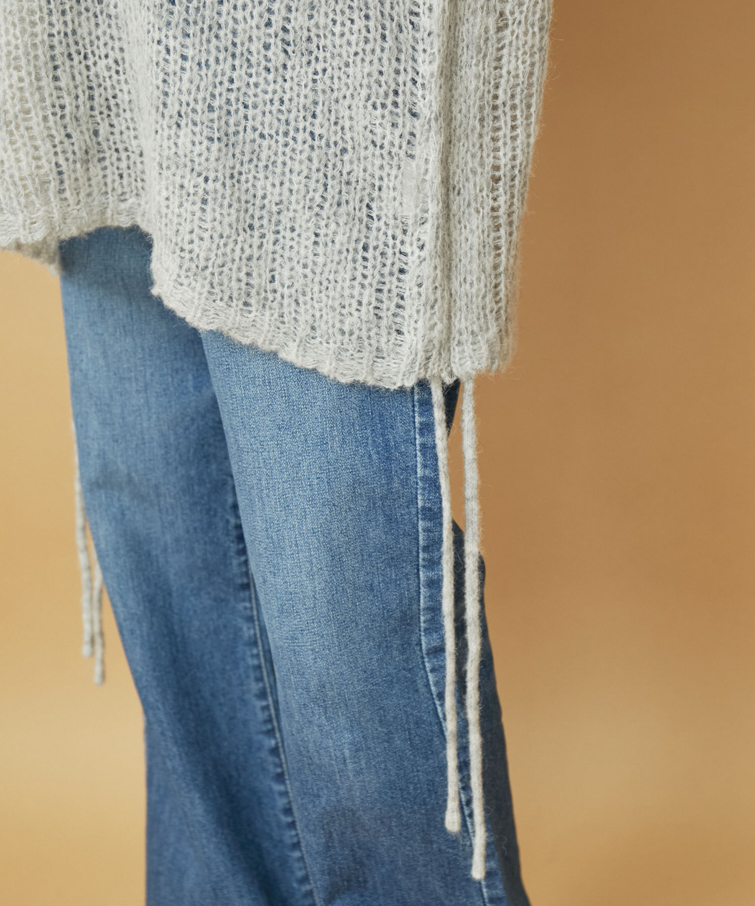 VIS「モヘアタッチシアーニット」|ニット・セーター|