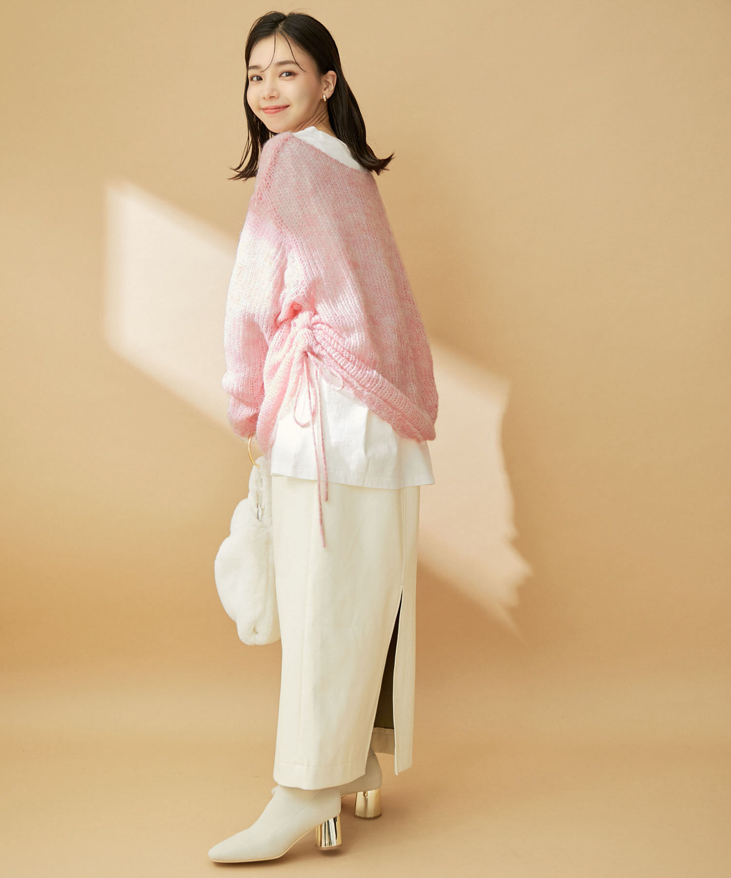 VIS「モヘアタッチシアーニット」|ニット・セーター|