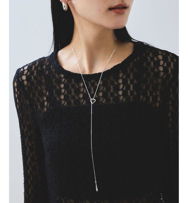 VIS「ハートポイントチェーンYネックレス」|ネックレス|