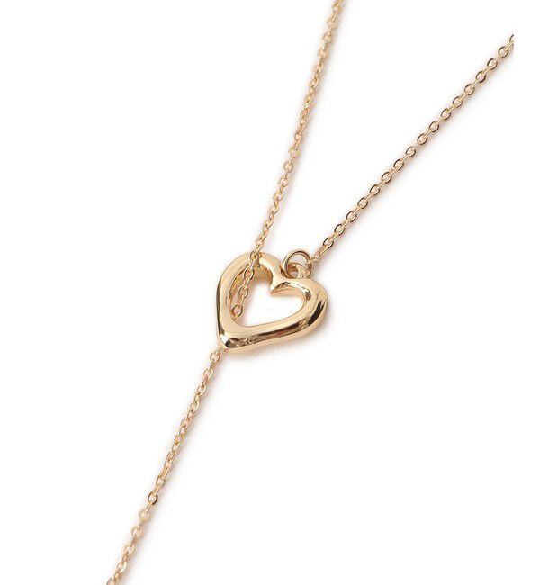 VIS「ハートポイントチェーンYネックレス」|ネックレス|