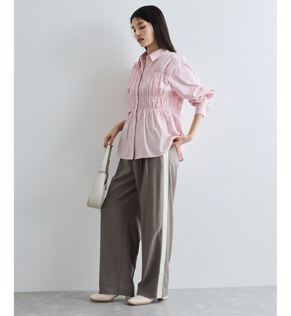 VIS「へリンボーンストレートラインパンツ」|チノ|