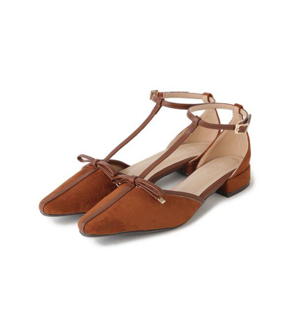 VIS「Tストラップリボンパンプス」|パンプス|