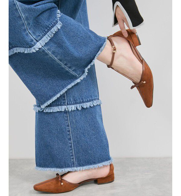 VIS「Tストラップリボンパンプス」|パンプス|