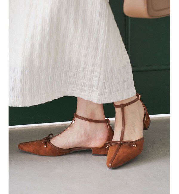 VIS「Tストラップリボンパンプス」|パンプス|