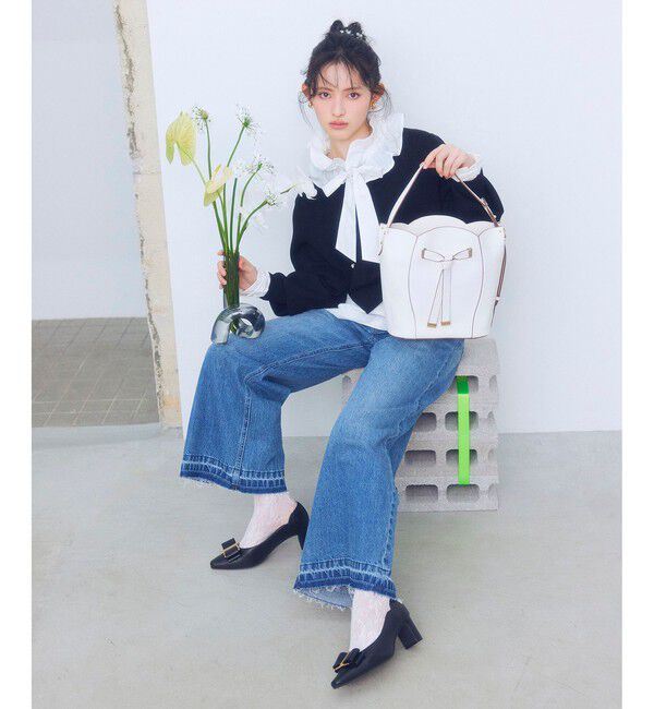 VIS「フラワーカットショルダーバッグ/2WAY」|ショルダー・メッセンジャー|