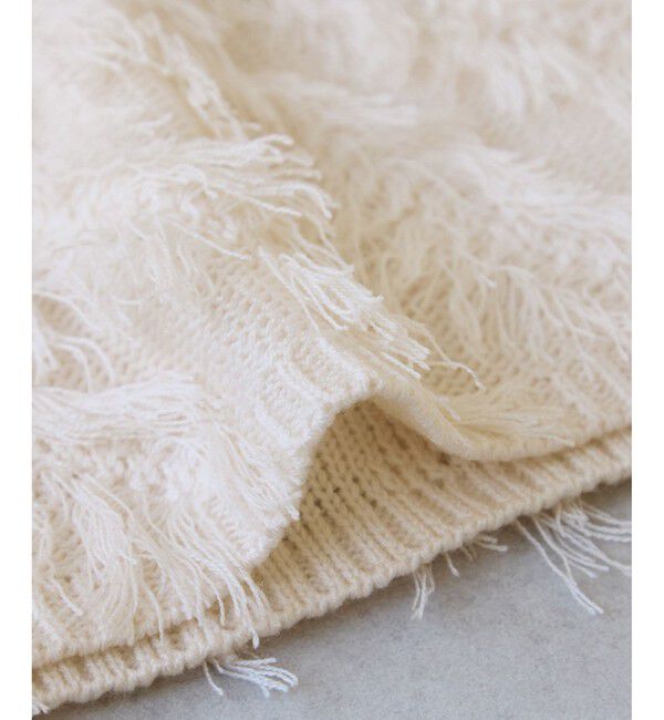 VIS「フリンジニットナロースカート」|スカート|