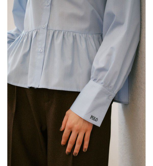 VIS「【POLO BCS】VIS別注ペプラムデザインシャツ」|シャツ・ブラウス|