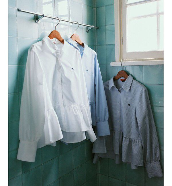 VIS「【POLO BCS】VIS別注ペプラムデザインシャツ」|シャツ・ブラウス|