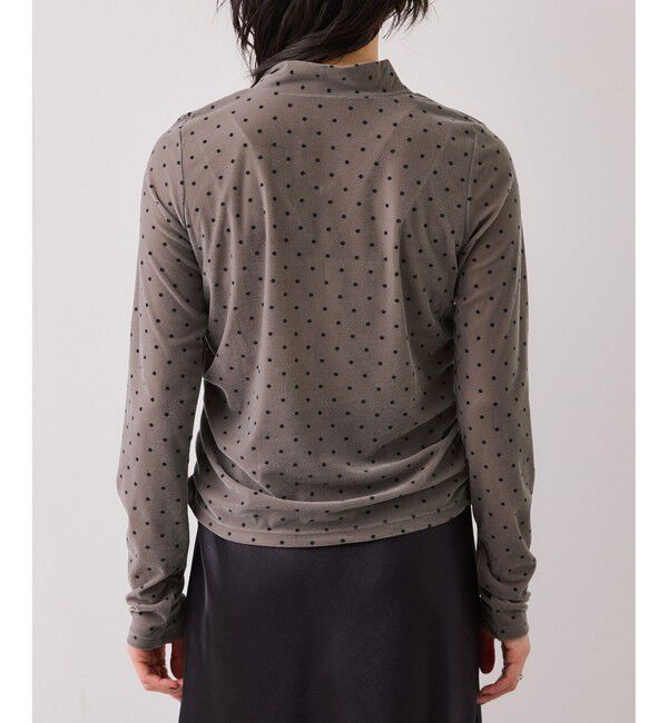 VIS「ベロアボウタイドットカットソー」|Tシャツ・カットソー|