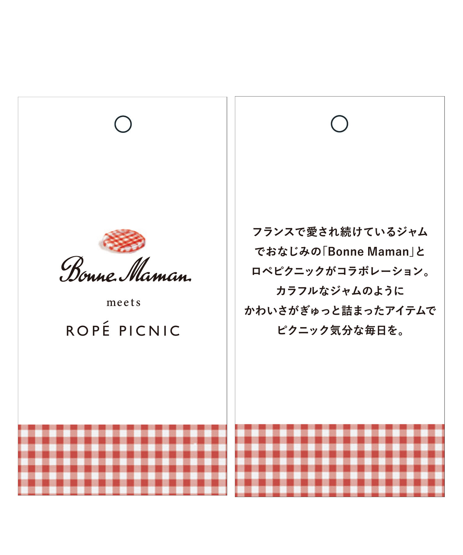 Rope&rsquo;Picnic「【Bonne Maman &times; ROPE' PICNIC】ギンガムチェックIラインスカート」|スカート|