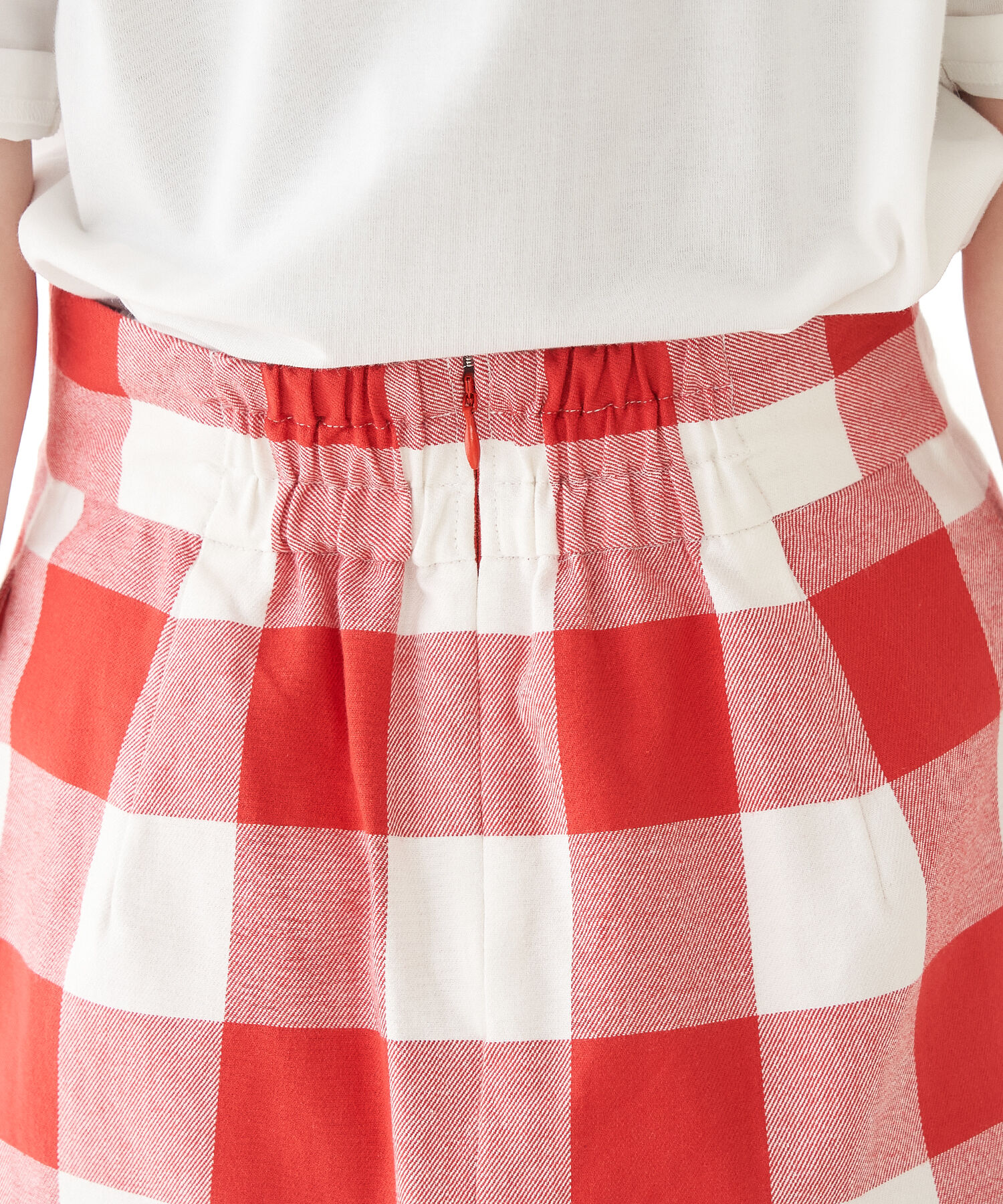 Rope&rsquo;Picnic「【Bonne Maman &times; ROPE' PICNIC】ギンガムチェックIラインスカート」|スカート|