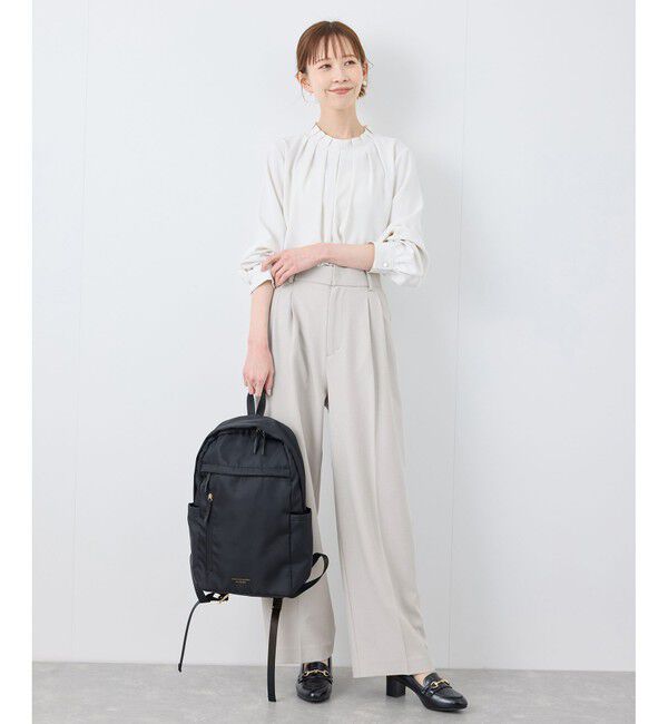 Rope&rsquo;Picnic「クリアツイルワイドパンツ/セレモニー・セットアップ対応」|チノ|