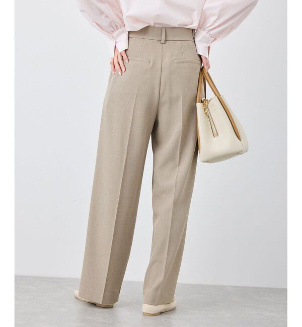 Rope&rsquo;Picnic「クリアツイルワイドパンツ/セレモニー・セットアップ対応」|チノ|