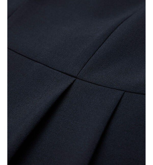 Rope&rsquo;Picnic「【UV対応】【リネンライク・シリーズ】ペプラムジレベスト/通勤・セットアップ対応」|ベスト・ジレ|