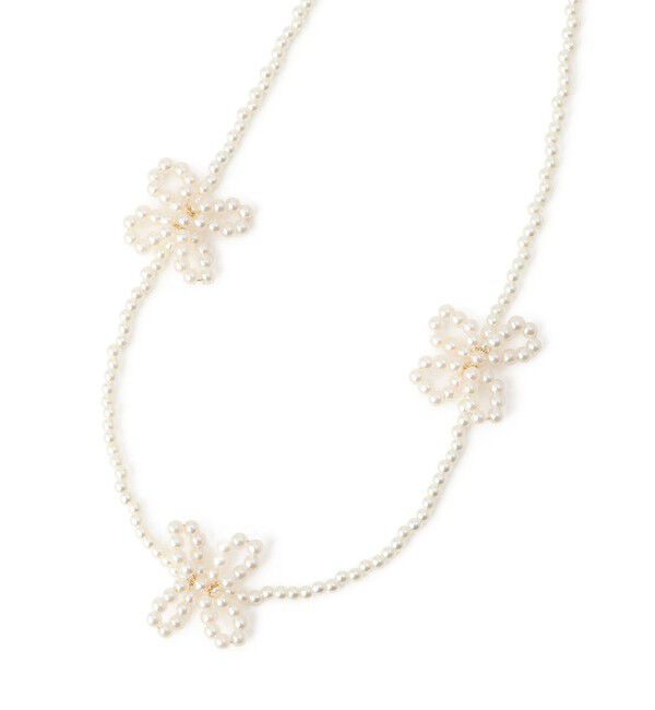ROPE PICNIC PASSAGE「フラワーショートネックレス」|ネックレス|