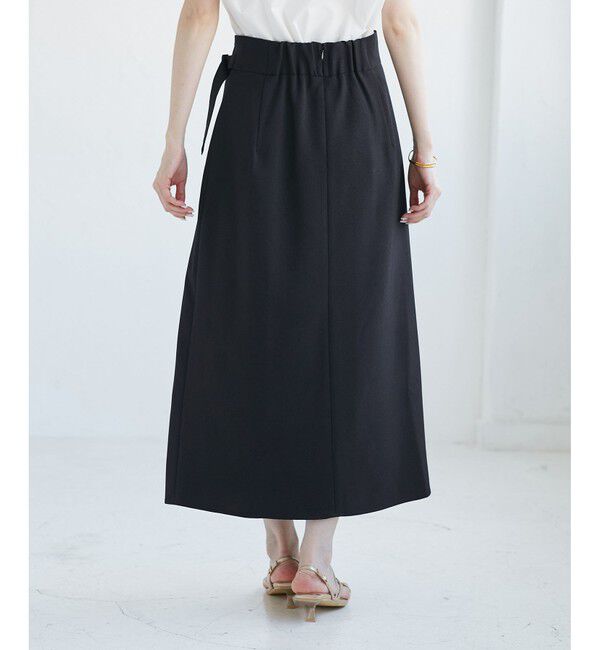 Rope&rsquo;Picnic「レディハンサムシリーズ ウールライクタックキルトスカート/セットアップ対応」|スカート|