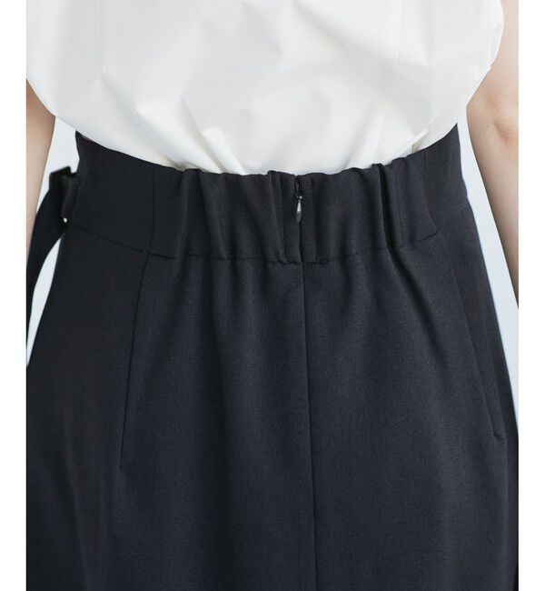 Rope&rsquo;Picnic「レディハンサムシリーズ ウールライクタックキルトスカート/セットアップ対応」|スカート|