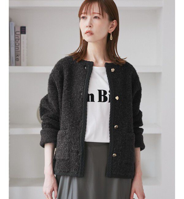 Rope&rsquo;Picnic「ループ編みニットカーディガン」|カーディガン|